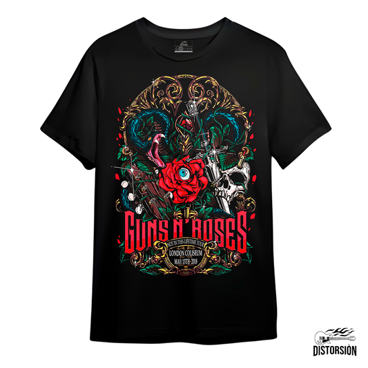 CAMISETA GUNS N' ROSES / TOUR 2018 LONDRES