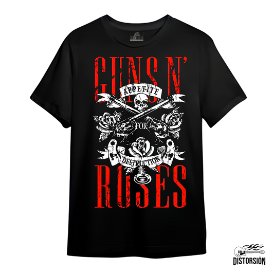 CAMISETA GUNS N' ROSES / APPETITE FOR DESTRUCTION