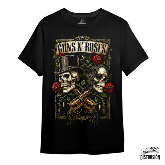 CAMISETA GUNS N' ROSES / SKULLS