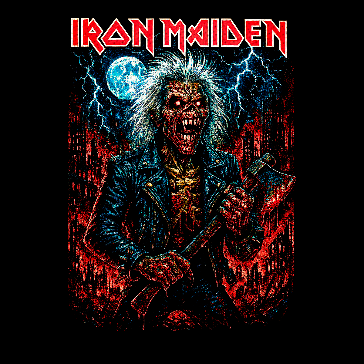 CAMISETA IRON MAIDEN / EDDIE HEAVY METAL