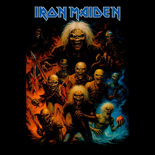 CAMISETA IRON MAIDEN /  EDDIE THE DARK