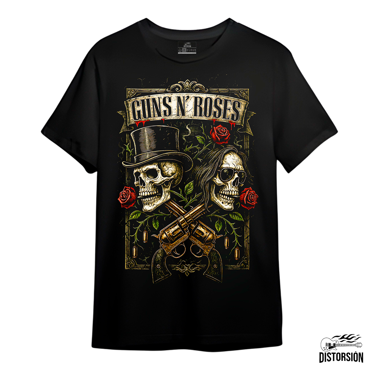 CAMISETA GUNS N' ROSES / SKULLS