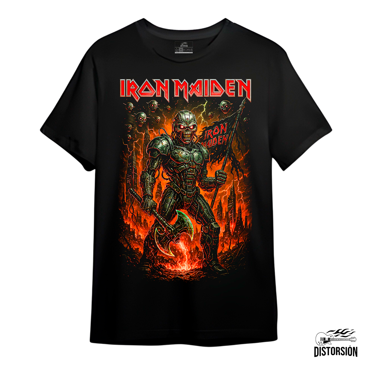 CAMISETA IRON MAIDEN / EDDIE METAL WARRIOR