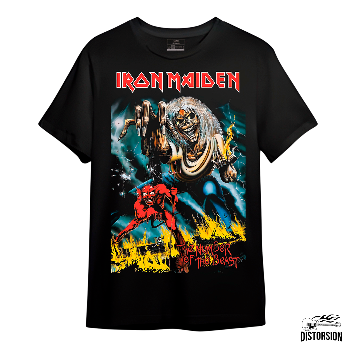 CAMISETA IRON MAIDEN / THE NUMBER OF THE BEAST